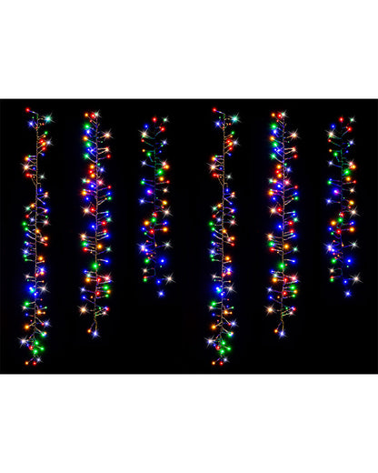 Christmas Timer Multicolour 480 Piece Tree Clusters 10m