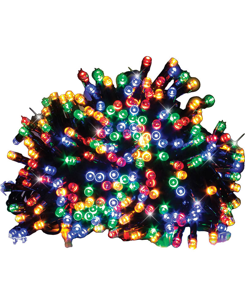 Multicoloured 1000 Piece USB Solar Fairy Lights