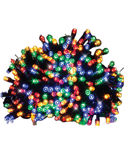 Multicoloured 1000 Piece USB Solar Fairy Lights