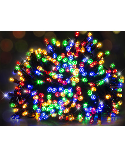 Multicoloured 500 Piece USB Solar Fairy Lights