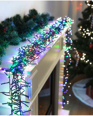 Multi-Coloured 720 Piece LED Cluster Lights 10.4m
