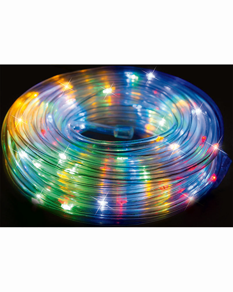 Multicoloured Ropelight Solar Lights 10m