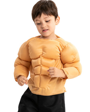 Muscle Chest Top Boys Costume