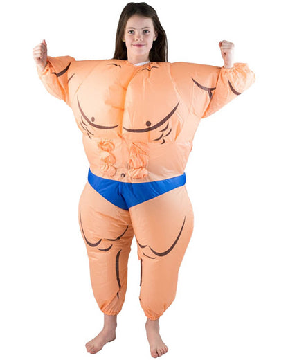 Muscle Man Inflatable Kids Costume