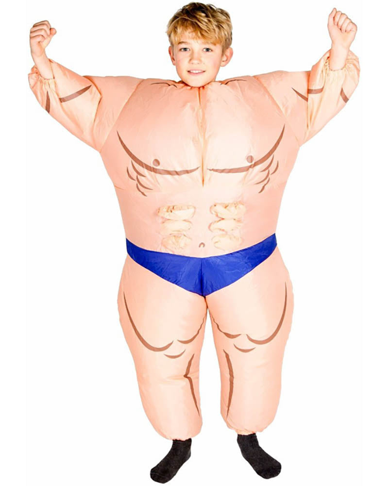 Muscle Man Inflatable Kids Costume