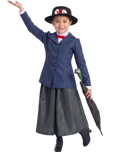 Musical Nanny Deluxe Girls Book Week Costume