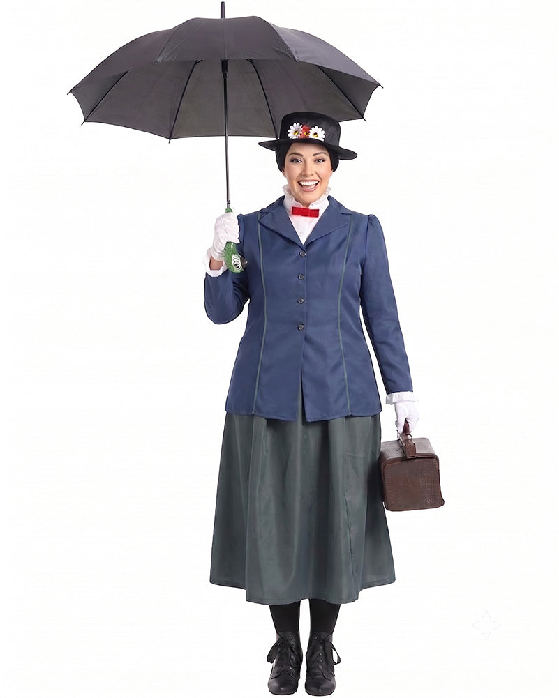 Musical Nanny Deluxe Womens Plus Size Book Week Costume
