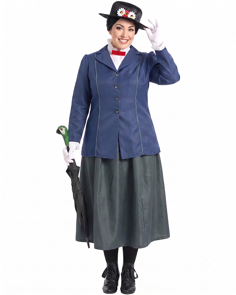 Musical Nanny Deluxe Womens Plus Size Book Week Costume