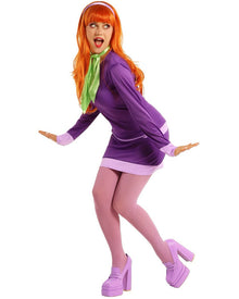 Mystery Cartoon Girl Purple Womens Costume
