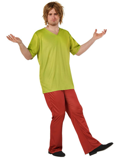 Mystery Cartoon Guy Green Mens Costume