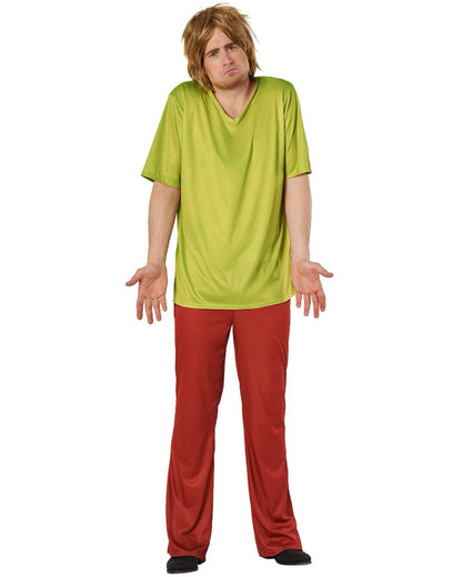 Mystery Cartoon Guy Green Mens Costume