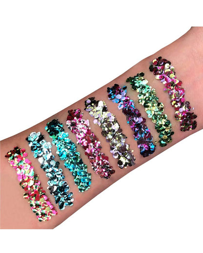 Moon Glitter Green Shamrock Mystic Chunky Bio Body Glitter 3g