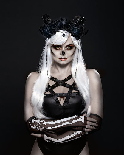 Mythical Ram Horns Headpiece