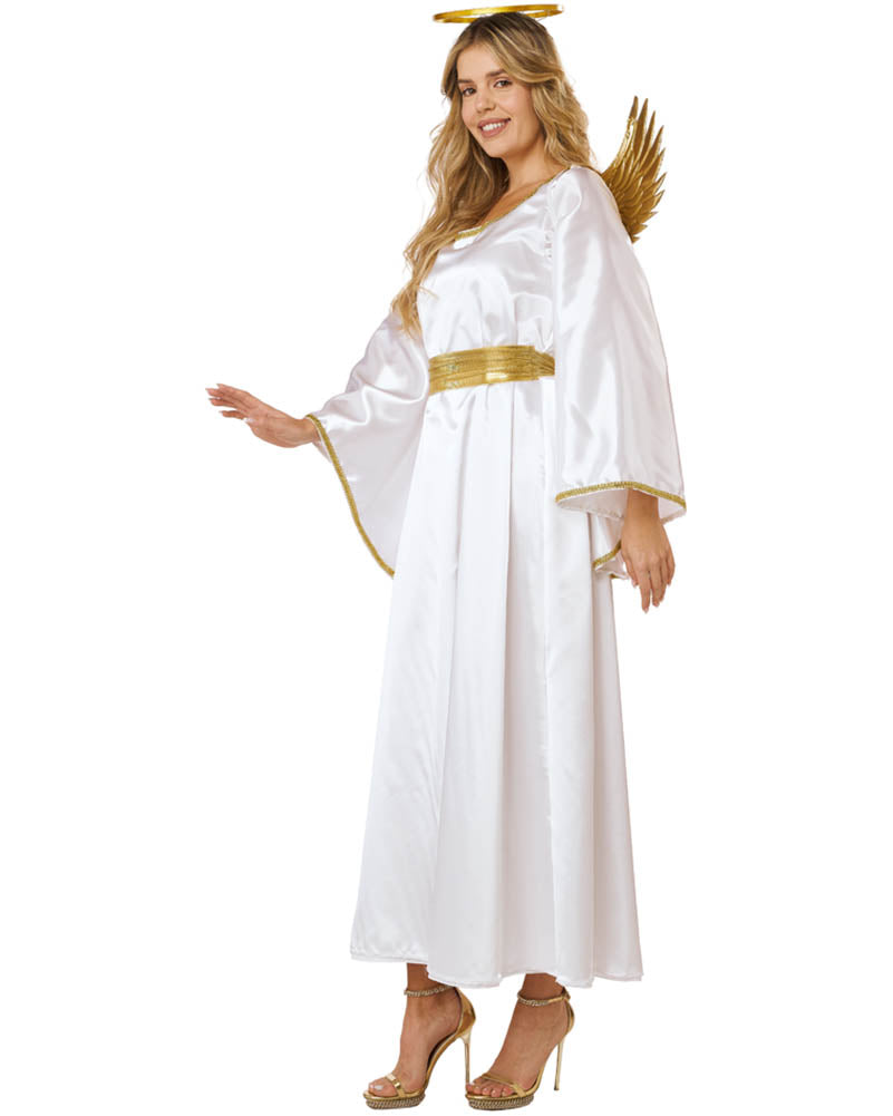 Nativity Christmas Angel Womens Costume