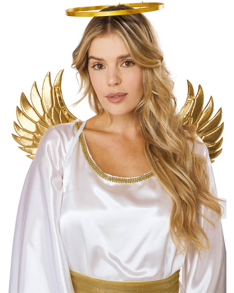 Nativity Christmas Angel Womens Costume