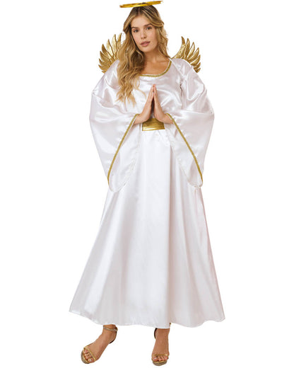 Nativity Christmas Angel Womens Costume