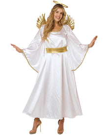 Nativity Christmas Angel Womens Costume