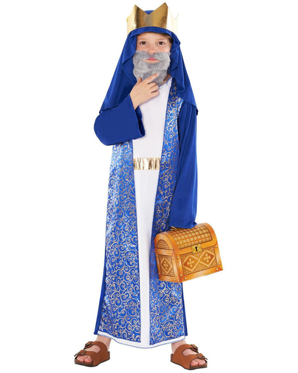 Nativity King Blue Boys Costume