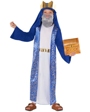 Nativity King Blue Boys Costume