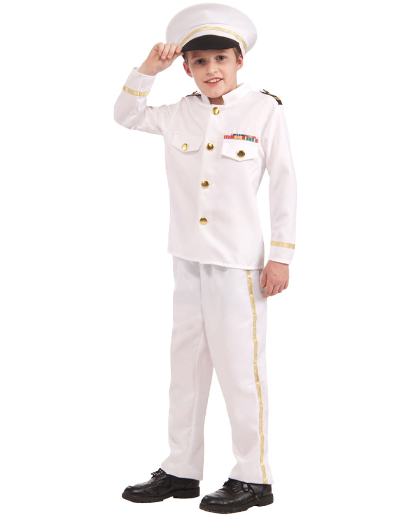 Navy Admiral Kids Costume