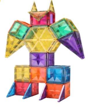 Magnetic Pastel Tiles 177 Peices