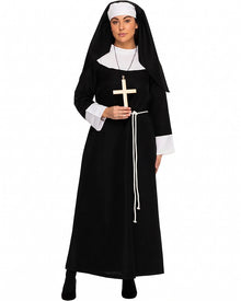 Nun Deluxe Womens Plus Size Halloween Costume