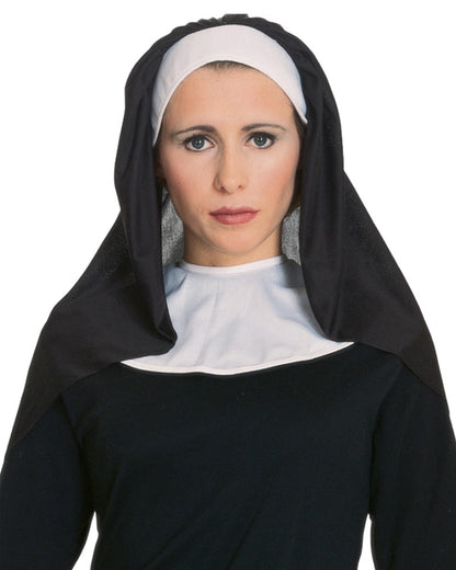 Nun Habit Headpiece And Collar Set