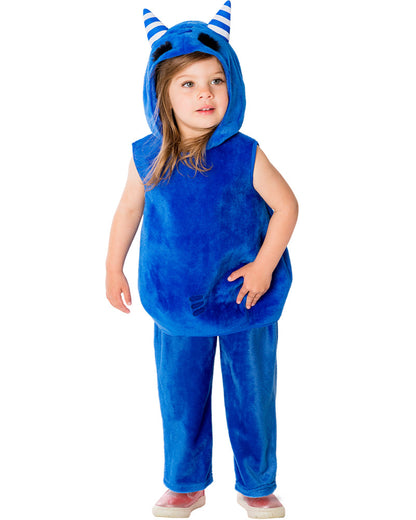 Oddbods Pogo Blue Monster Kids Costume