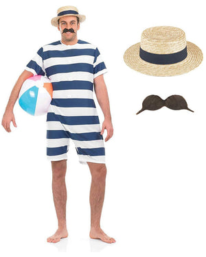 Old Time Bathing Suit Mens Costume