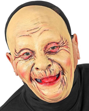 Old Woman Half Face Mask