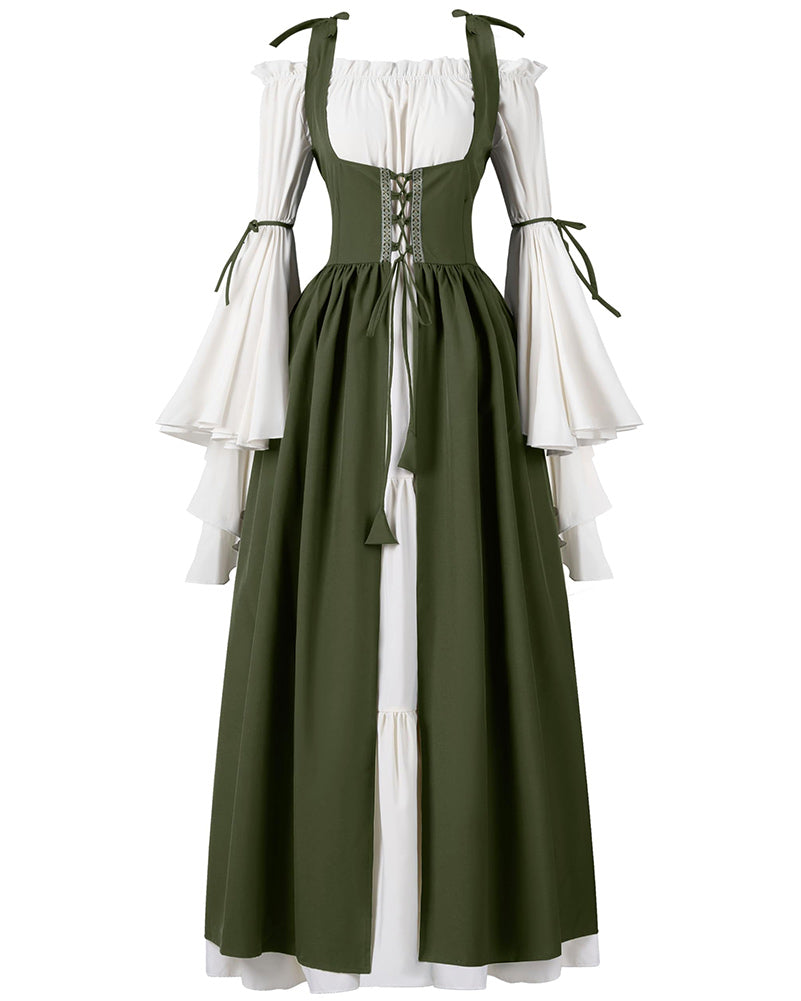 Olive Medieval Renaissance Womens Costume