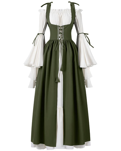 Olive Medieval Renaissance Womens Costume