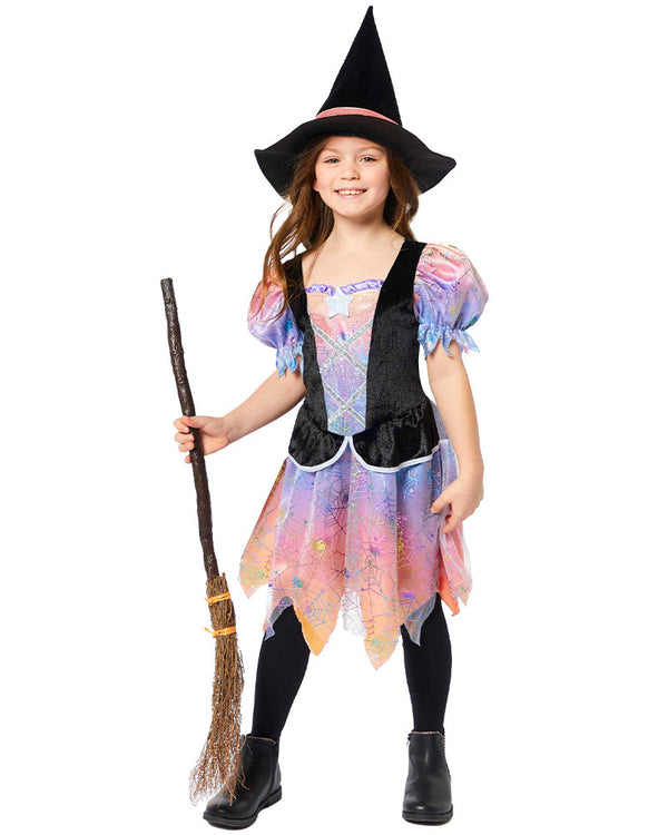 Ombre Witch Girls Costume 3-4 Years