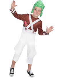 Willy Wonka and the Chocolate Factory Oompa Loompa Kids Costume