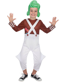 Willy Wonka and the Chocolate Factory Oompa Loompa Kids Costume