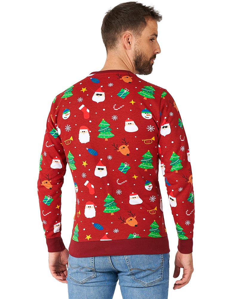 Opposuit Festivity Red Mens Christmas Sweater