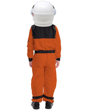 Orange Astronaut Kids Costume with Helmet