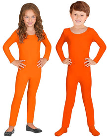 Orange Bodysuit Kids Halloween Costume