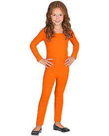 Orange Bodysuit Kids Halloween Costume