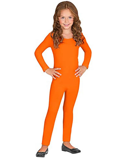 Orange Bodysuit Kids Costume