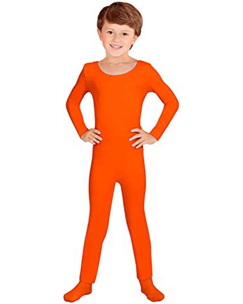 Orange Bodysuit Kids Costume