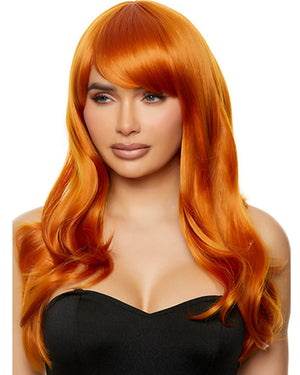 Wavy Long Orange Wig
