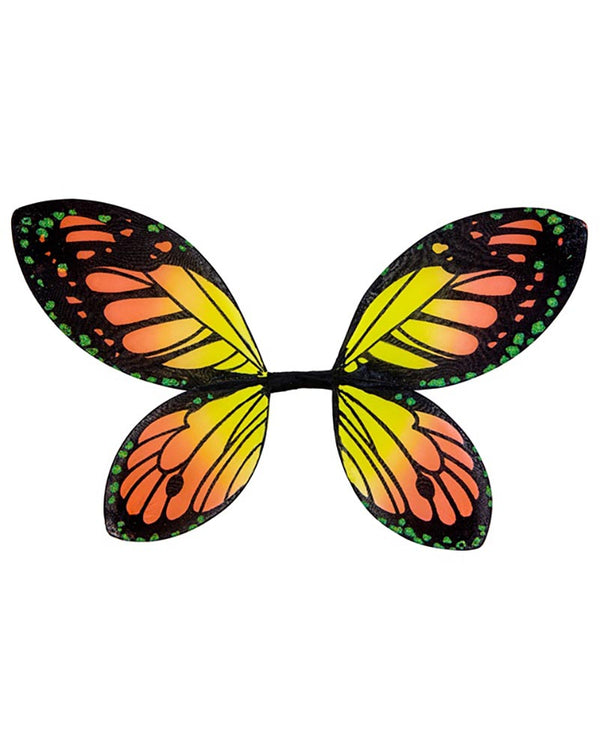 Orange Monarch Butterfly Kids Wings