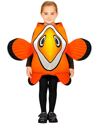 Orange Tropical Fish Kids Costume