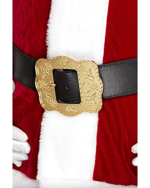 Christmas Ornate Buckle Deluxe Santa Belt