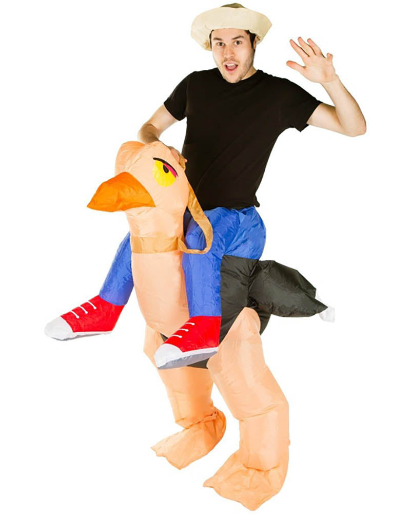 Ostrich Inflatable Adult Costume