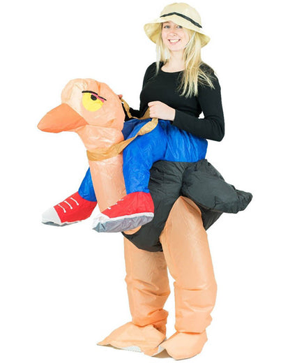 Ostrich Inflatable Adult Costume