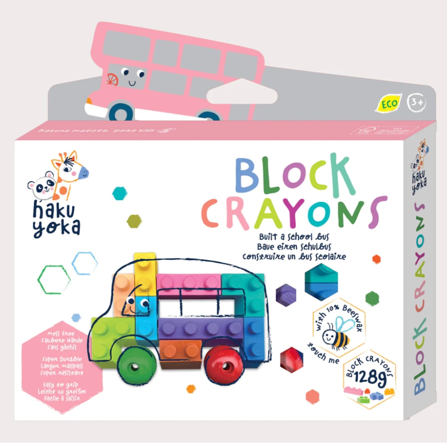 School Bus Block Crayons