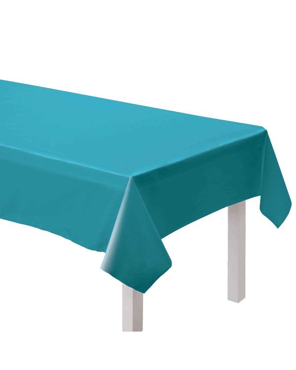 Paper Tablecover Caribbean Blue 137cm x 274cm