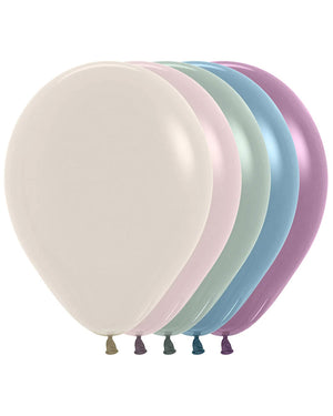 Pastel Dusk Assorted 30cm Latex Balloons Pack of 25